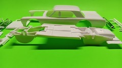 65 1965 Ford Fairlane 500 Modified Stocker 1/25 Hood Body Glass Bumper Frame Lot