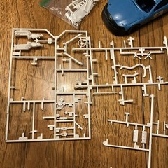 Built Model Car, 1998 Revell Stock Car STARTED, INCOMPLETE, MODIFIED