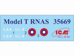 ICM 35670 – Model T RNAS Armoured Car with WWI British Tank Crew – Model Kit