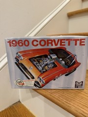 1960 Chevy Corvette MPC Model kit 1/25 Sealed Box New Retro Deluxe Edition