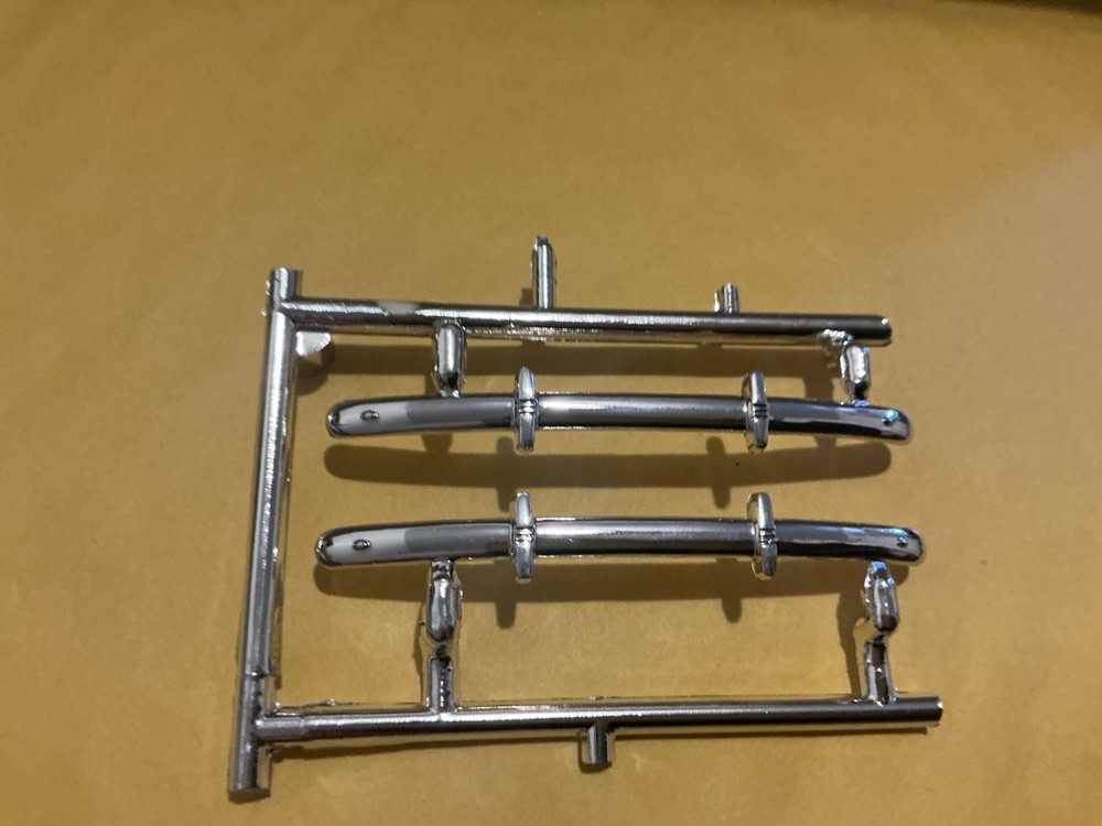 1 25 scale model parts 40 Ford Standard Coupe F/ R Bumpers Only