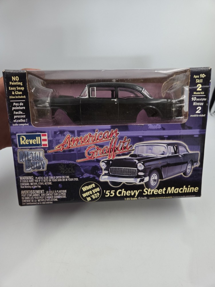 ​Revell American Graffiti ’55 Chevy Street Machine 1:25 Metal Body Vintage