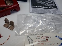 AMT 1:25 Scale 1995 Mitsubishi Eclipse Fast and Furious Built Boxed Model Kit