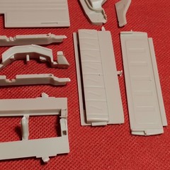 Body Shell & Frame 1968 Mercury Pickup 1:25 Scale Model Car Part Moebius