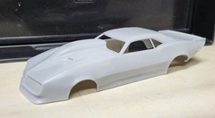 1/24 scale resin 3d printed 1968 Firebird Pro Mod drag body model slot car