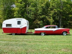 Camper Special – 1950s 1960s 1:24 Scale 1:25 Diorama Model Rubber Tires Interior