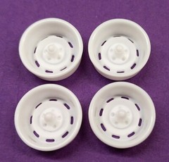 Resin 1/25 AMC Deep Dish 15″ Rally Wheels — Javelin, Gremlin, Pacer, Hornet