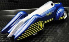 Race Car Hot Rod Built Metal Concept Model1950Jet Age1960Space Craft Rocket Ship