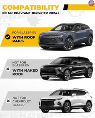 EZREXPM 220LBS Cross Bars Roof Rack Fit for 2024-2026 Chevrolet Chevy Blazer EV