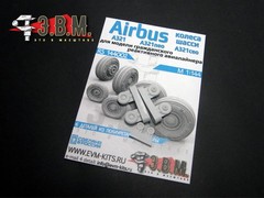 1:144 Resin Wheels Landing Gear for Airbus A321 A321neo A321ceo