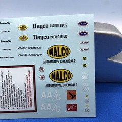 FOB Ohio George 33 Willys AA/G Coupe DECAL SHEET Malco 1:25 AMT LBR Model Parts