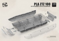 Border BN-001 1/35 PLA ZTZ-100 MBT w/ZRY222 Unmanned Vehicle & “Robot Wolves”