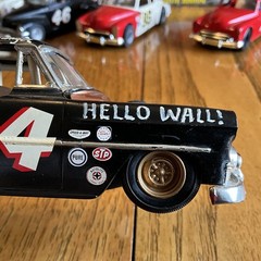 Built Model Car, Chevy Vintage Style short track Race Car, 1/25 Scale