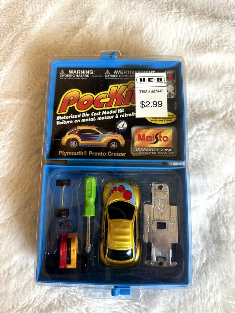 Poc-Kits motorized die cast car model kit Plymouth Pronto Cruizer