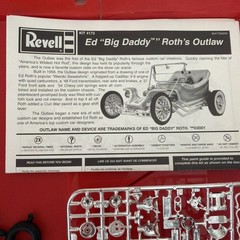 🏆Revell Ed “Big Daddy” Roth’s 🔥Outlaw🔥 1/25 Model Authentic Kit Open Box