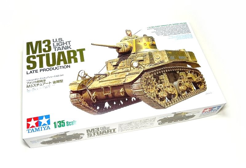 TAMIYA Military Model 1/35 M3 Stuart US Light Tank Late Production 35360