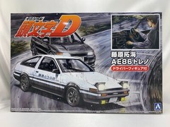 Aoshima 1/24 Initial D Series Fujiwara Takumi AE86 Trueno with Driver Figure