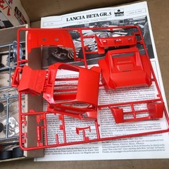 Vintage ESCI Lancia Beta Montecarlo GR.5 1:24 Plastic Model Kit Made in Italy