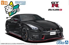 Aoshima 1/24 SNAP R35 NISSAN GT-R NISMO 2017 Brilliant White Pearl 05-MB 06787