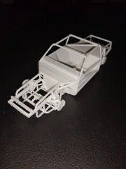 1/25 Dirt Street Stock 3D Printed Model Kit Unassembled Dirt Track Race Car DIY