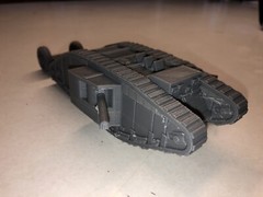 World War One Mark 1 British Tank