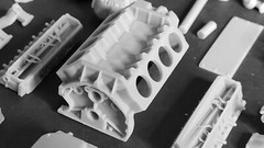 DODGE MOPAR 440 MAGNUM – ENGINE – 3D 8 12 18 24 Tamiya Revell Monogram AMT