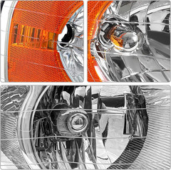 Headlight Assembly Compatible with 2002-2005 Dodge Ram 1500/03-05 Ram 2500 3500