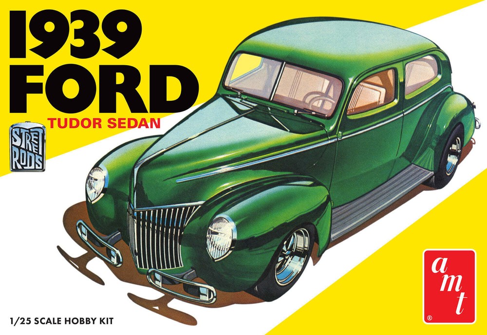 AMT 1939 Ford Sedan Street Rod 1/25 Model Kit – US