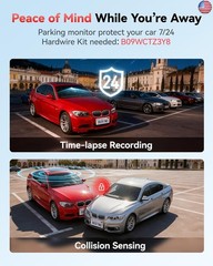 REDTIGER F7N 4K Dual Dash Cam, 5.8GHz WiFi-20 MB/s Fast Transfer, 64GB Card,