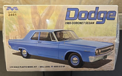 Moebius, 1965 Dodge Coronet Sedan, 1/25 scale, #2461 !!Factory Sealed!!