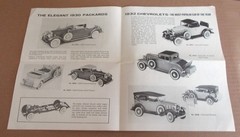 Orig. Hubley 1930 Packard Sport Phaeton & Model A Wagon, Qty 2, UNUSED UNBUILT