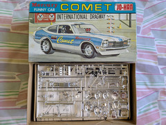 ULTRA RARE! ORIGINAL VINTAGE JO-HAN MERCURY COMET FUNNY CAR KIT *COMPLETE *L@@K!