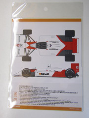 SHUNKO Decal Sheet 1:20 Scale McLaren Honda MP4/4 – # SHK-D375 Suits Tamiya Kit