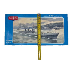 Rare Mikro Mir 350-032 British K-15 Submarine 1/350 Model Kit NIB