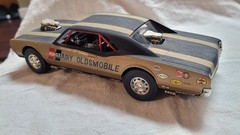 Vintage Built Up Monogram “Hurst Hairy Oldsmobile” Drag car Model 1/24