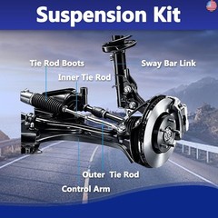 Sway Bar Links, Replacement For K6667 K6668 K80824 K80825 Front Rear Stabilizer