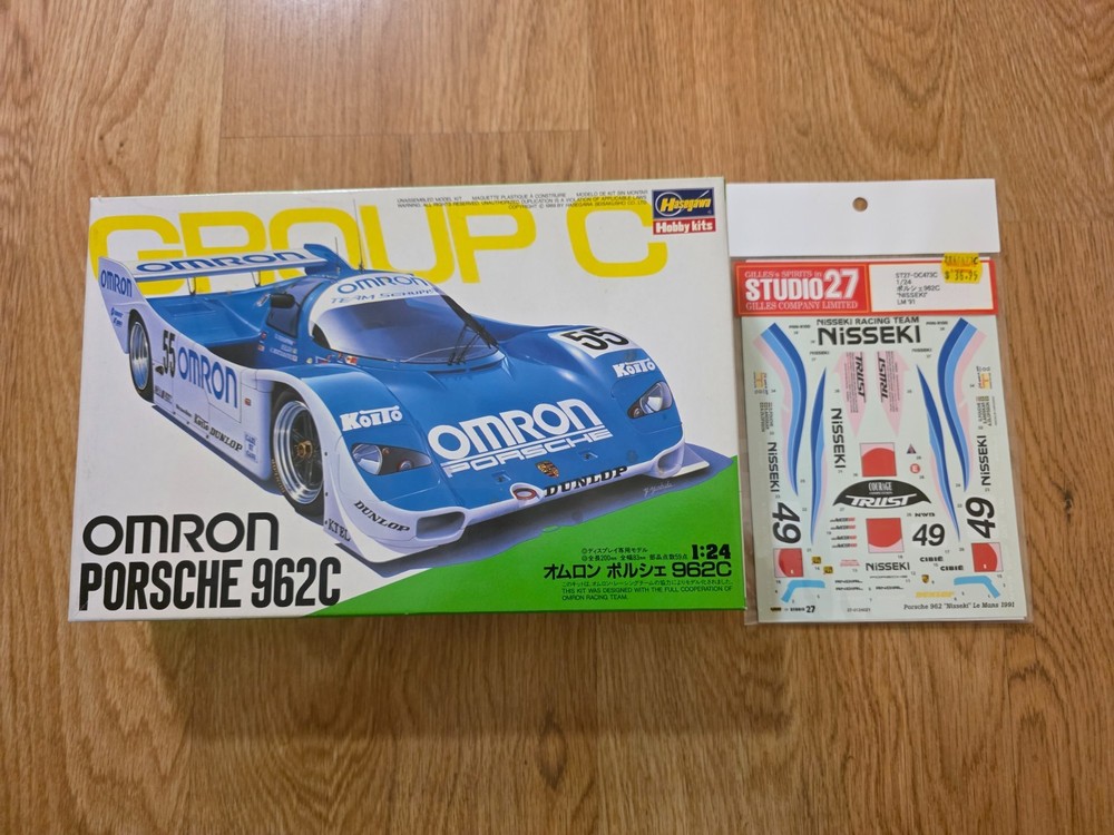 1/24th Hasegawa Porsche 962C Omron/Nisseki