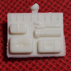 Rally Panel 1960 Chevy Corvette 1:25 Scale Model Car Part MPC