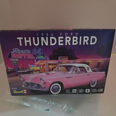 Revell 1956 Ford Thunderbird 1:24 Scale Plastic Model Kit New In Box 85-4518