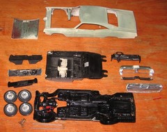 MPC 1967 Pontiac Bonneville HT Annual Kit Rough Builder Parts Lot Used Orig 67