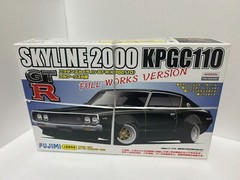 Fujimi 1/24 Scale NISSAN SKYLINE 2000 KPGC110 Full Works ver. Plastic Model Kit