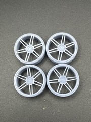 1/25 Scale Resin 26 Inch Model Car Wheel Set