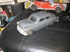 Vintage 1950s Chevrolet Promo Car bank in Dusk Gray in 1/25 scale