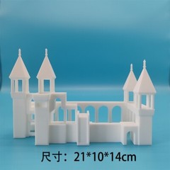 SSMODEL LYTPL003B 1/L Diorama Scenery Fantasy Misalignment Castle For Fishbowl