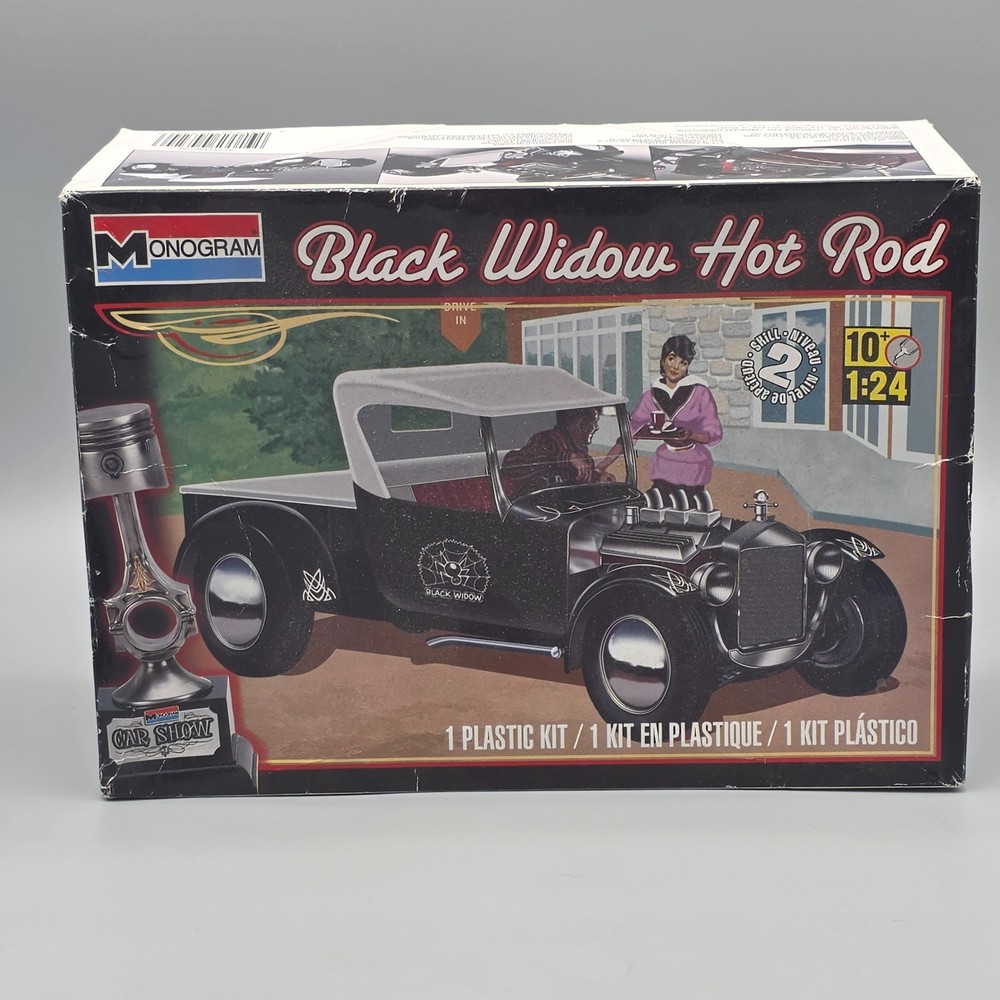 Monogram 1/24 Black Widow Hot Rod Instruction Booklet Only