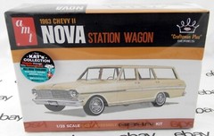 1:25 Scale 1963 Chevy II Nova Station Wagon Plastic Model Kit – AMT #1202/12
