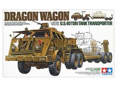 TAMIYA 35230 1:35 US 40 Ton Tank Transporter ‘Dragon Wagon’ Plastic Model Kit
