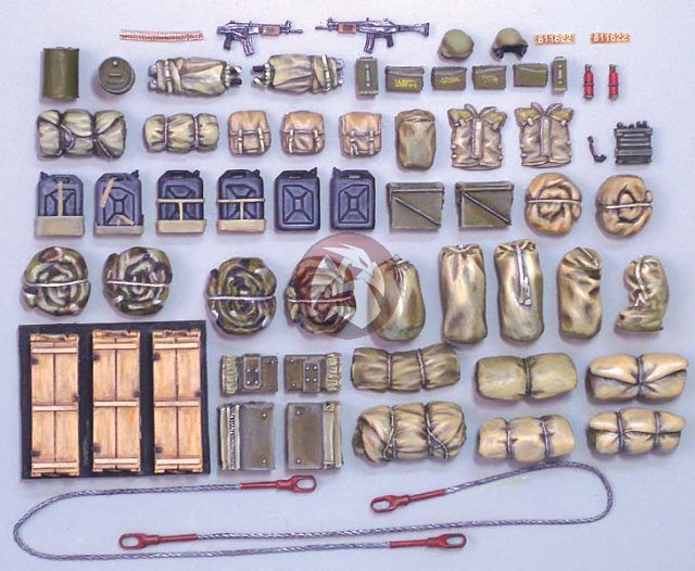 Legend 1/35 Israeli IDF Tank and AFV Vehicle Stowage and Accessories Set LF1054