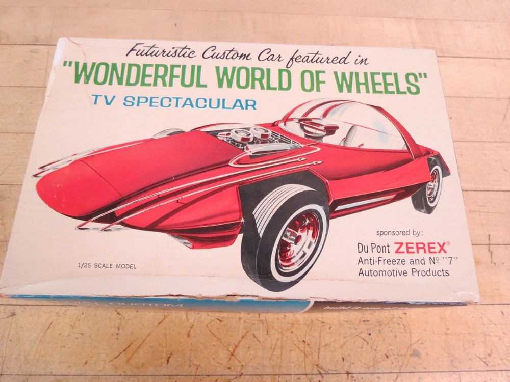 VINTAGE AMT SILHOUETTE “WORLD OF WHEELS” 3n1 MODEL KIT 1/25 DUPONT