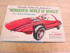 VINTAGE AMT SILHOUETTE “WORLD OF WHEELS” 3n1 MODEL KIT 1/25 DUPONT